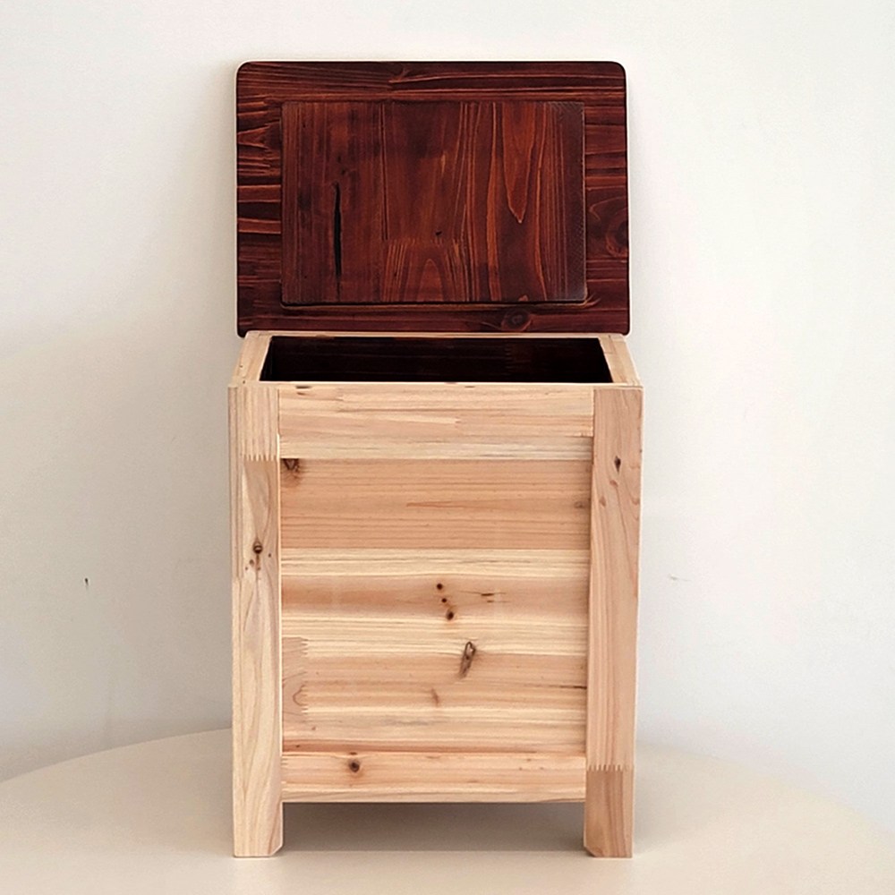 나무사랑 전통 삼나무 옻칠 쌀통, 1개, 네츄럴 49,900원