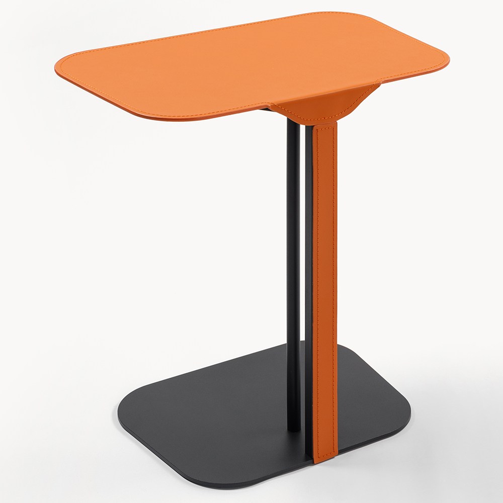 Hazoae 모던 마안피 사이드테이블 보조테이블 침대 테이블 쇼파 협탁 공중부양 디자인, 오렌지 100,000원