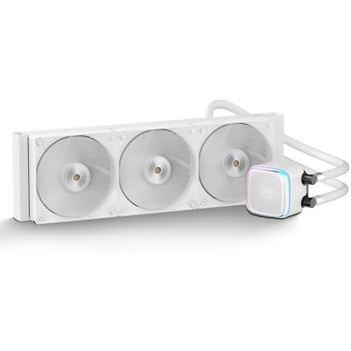 디지털 디스플레이가 장착된 Ocys Iota L24 Aio 쿨러 효율적인 냉각 펌프가 240mm AIO C 워터 조명 제어 최대 2000의 120mm PWM 팬 AMD 및 인텔 163,620원