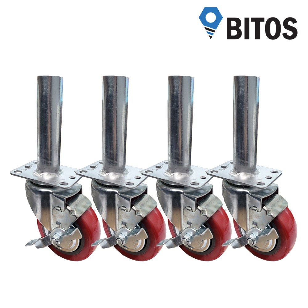 PVC 아시바 바퀴 BT 비계 베어링 회전 브레이크바퀴, 4개 26,900원