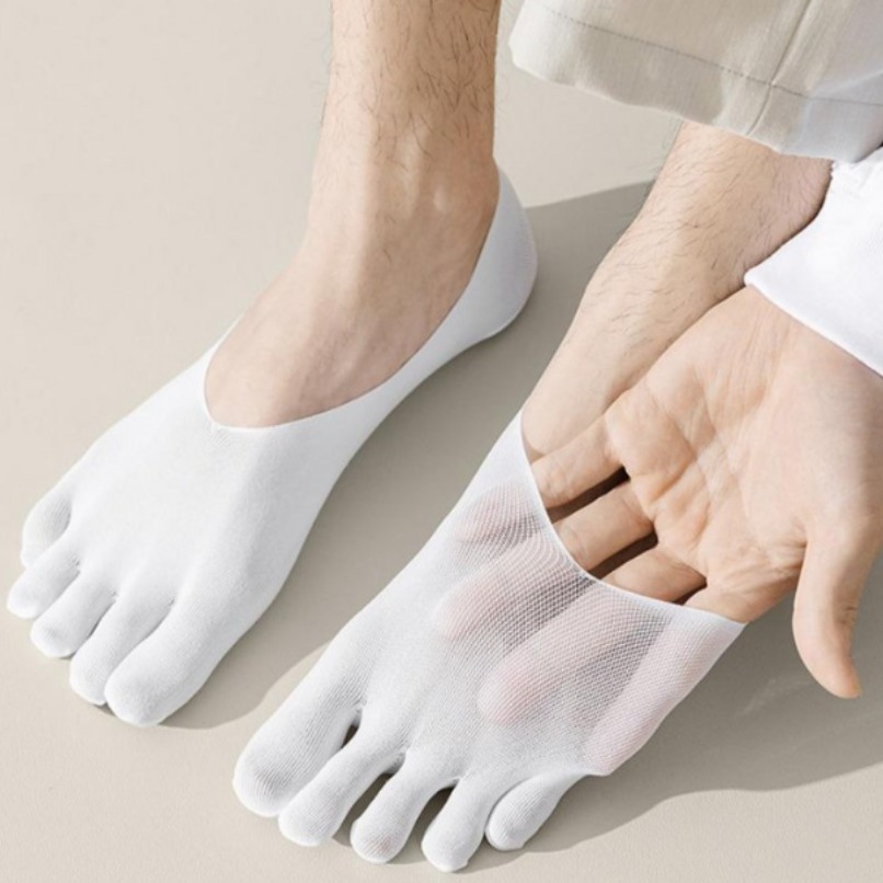 남성 여름용 발냄새 없는 발가락 페이크 양말 미끄럼방지 5켤레 11,900원