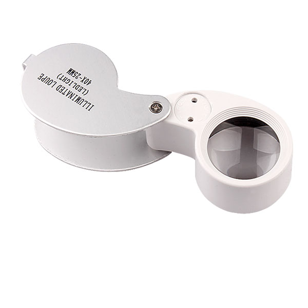 루페 휴대용 LED 돋보기 독서 미니 확대경 40X-25MM 루빼 5,840원