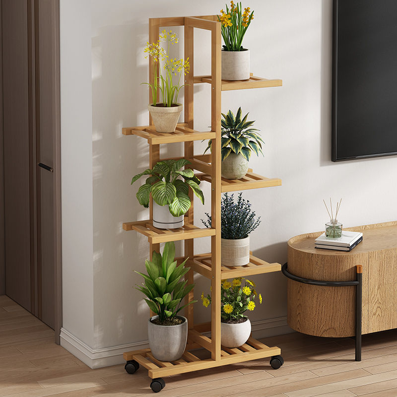 멀티탑 화분 정리 선반 대나무  거실  화분선반 26,550원