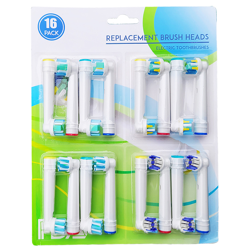 토비메모리 오랄비 전동칫솔 호환 칫솔모 4종 x 4p 세트, 프리시즌 클린, 플로스 액션, 크로스 액션, 프로 화이트, 1세트 18,400원