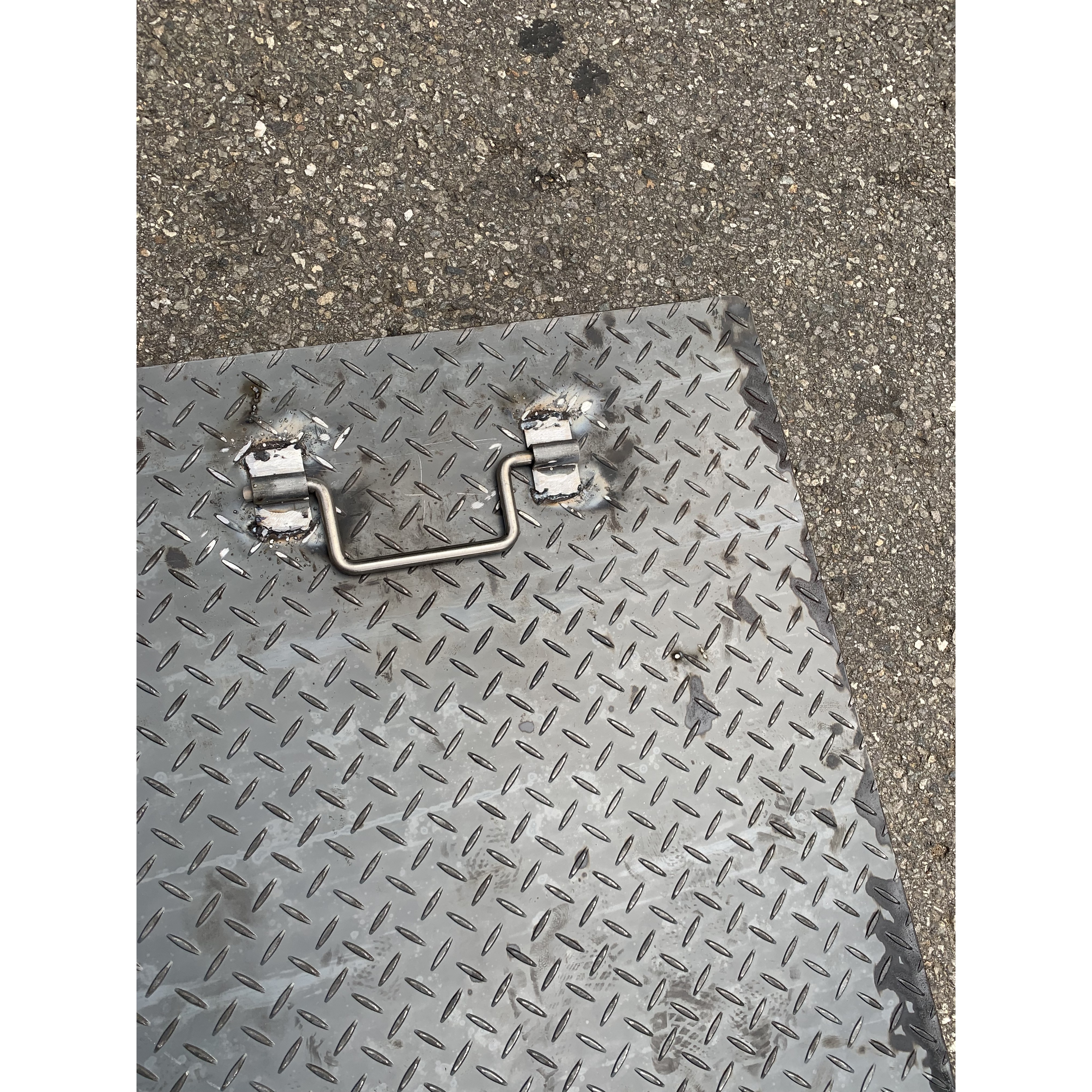 철체크판 맨홀덮개 정화조덮개 스텐손잡이 4.5T 1개 600x600(mm), 1개 112,000원