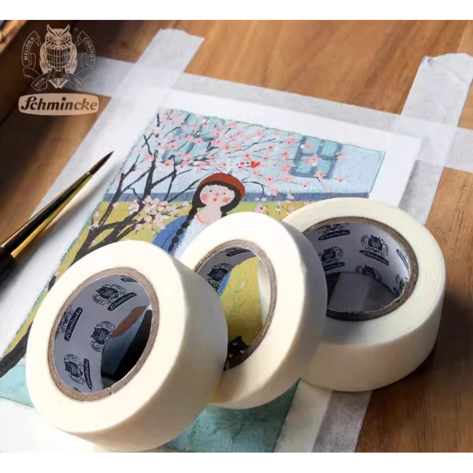 쉬민케 마스킹테이프 미술마스킹테이프 수채화마스킹테이프 종이테이프 12mm,24mm 14미터 2종 세트 2,500원