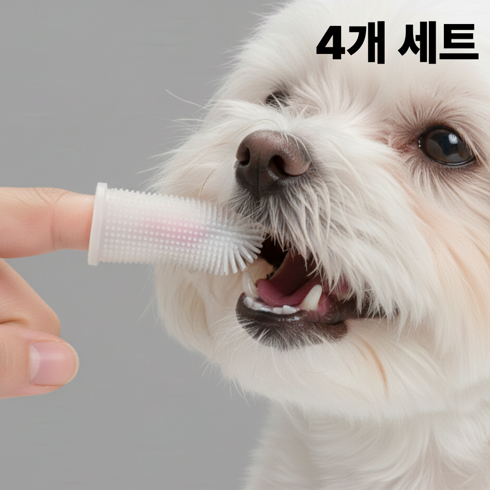 온벨 강아지 고양이 360도 실리콘 칫솔 7,900원