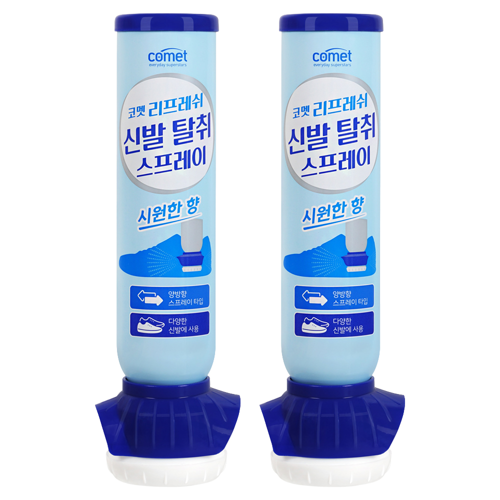 코멧 리프레쉬 신발 탈취 스프레이, 100ml, 2개 9,950원
