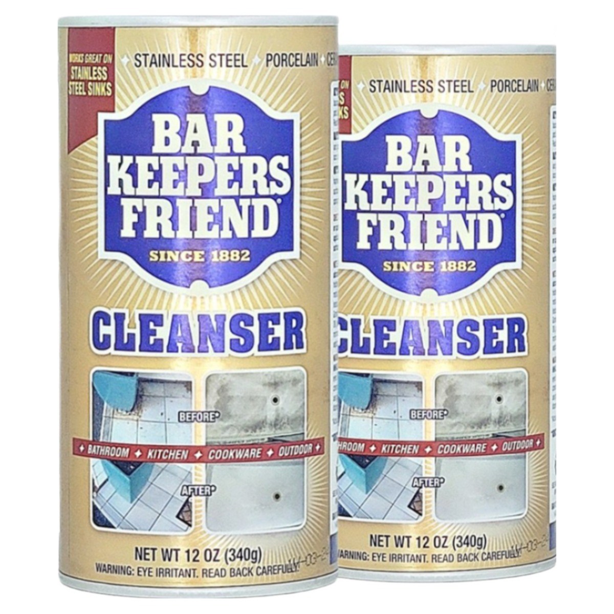 바키퍼스프렌드 클리너 340g 2개 주방 싱크대 인덕션 에어프라이어 가스렌지 불판 후드 욕실 청소 클리너 다목적 세정제, 2개, 340g 24,000원