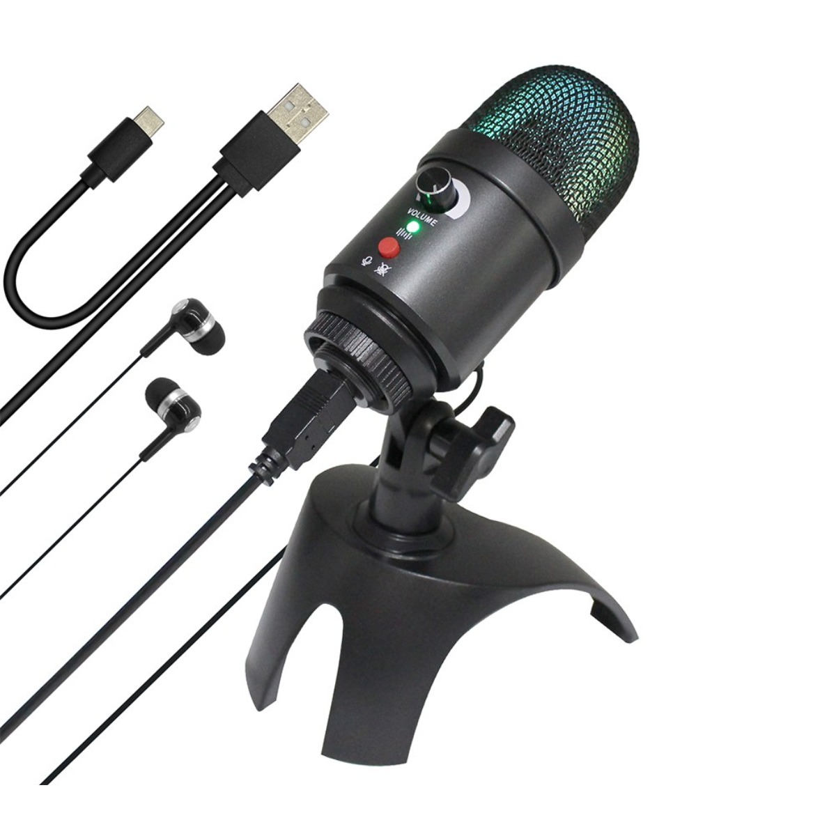 디보이스 SRM-05U st 다용도 콘덴서 녹음 마이크 세트/USB+C타입 플러그/스테레오녹음/노이즈컷/레코딩/방송용/고음질/프리미엄 75,000원