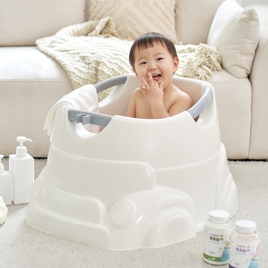 리뉴얼 허그붕붕 아기욕조 국내생산 유아욕조, 아이보리 54,900원