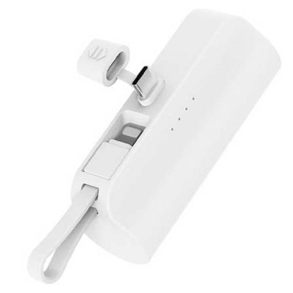 뉴클 도킹 보조배터리 일체형 C타입, NCPB-R5-CHL(메인 C타입+서브 8핀), 화이트 6,900원