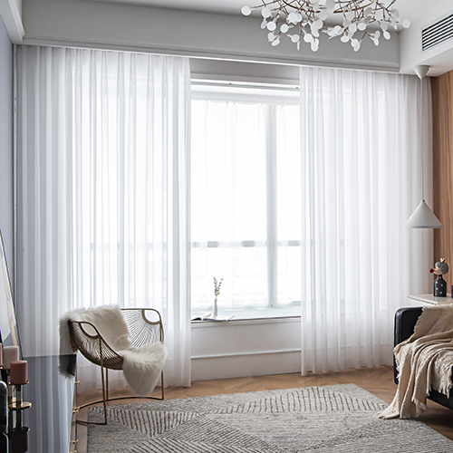 홈앤창 2배 나비주름 쉬폰 커튼 2p 세트 43,600원