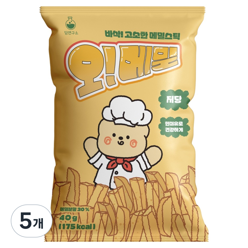 당연구소 오!메밀칩 저당 과자 간식 9,900원