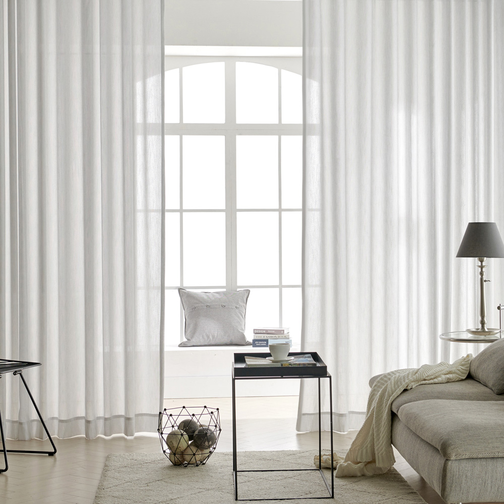 뷰하우스 코튼 매쉬 사계절 아일렛 커튼 2p 55,530원