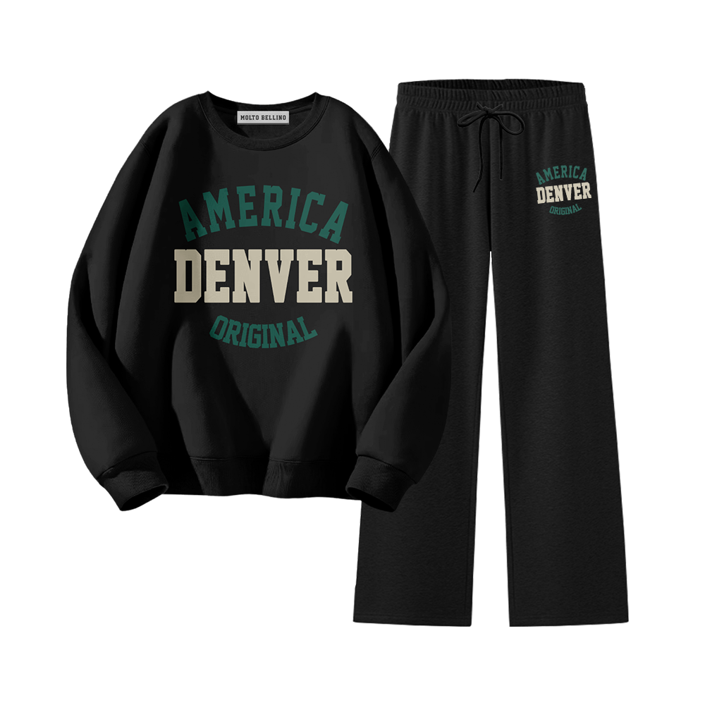 몰토벨리노 ST 덴버 스탠다드핏 맨투맨 일자팬츠 상하세트 42,900원