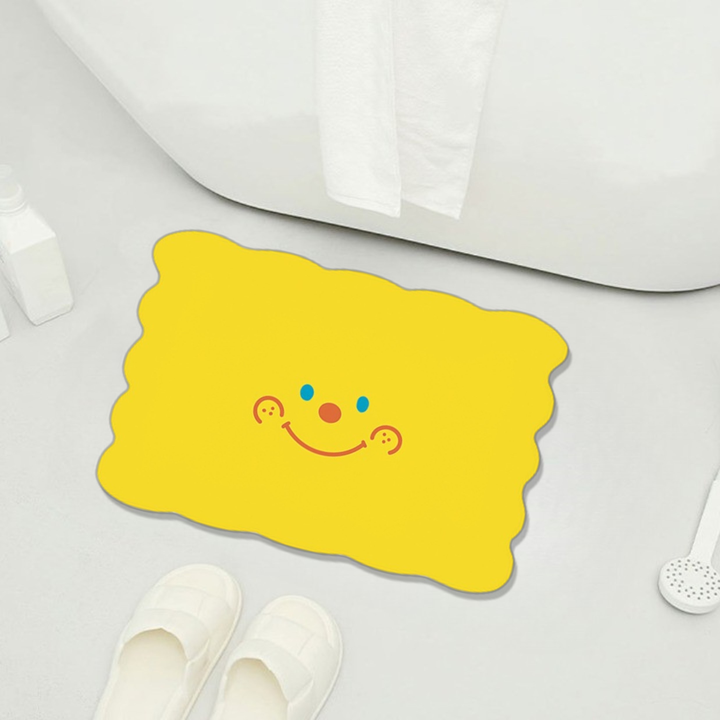 디아쿠아 몬스터 빨아쓰는 욕실 주방 논슬립 소프트 규조토 발매트 5,900원