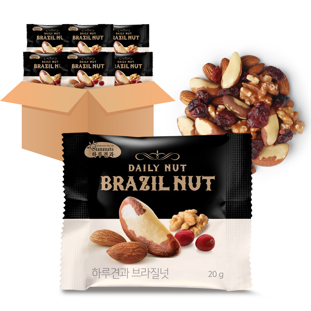 브라질넛하루견과20g 50봉감사선물 견과류세트 답례품, 50개 35,000원