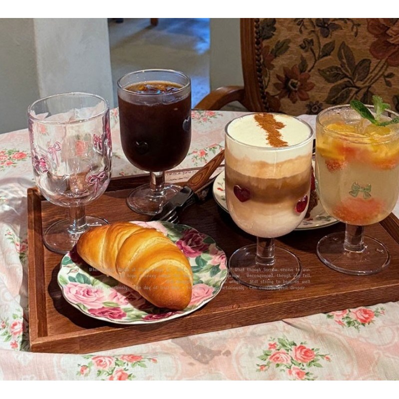 마시피렌체 홈카페 감성 고블렛 유리컵 4종 세트 / 와인 디저트잔 글라스컵 40,000원