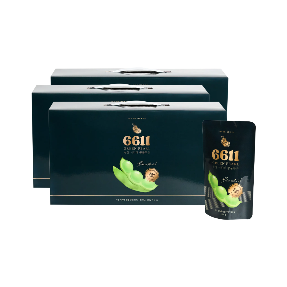 콩부자 6611 서리태 콩물두유 최고급 새바람콩 맷돌 무설탕 고단백 프리미엄 두유 80,900원