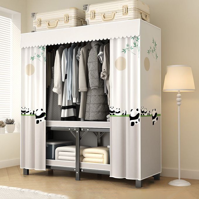 간이 대용량 접이식 옷장 수납롱 작은방 안방 자취방 기숙사 가정용, A07형 146,000원