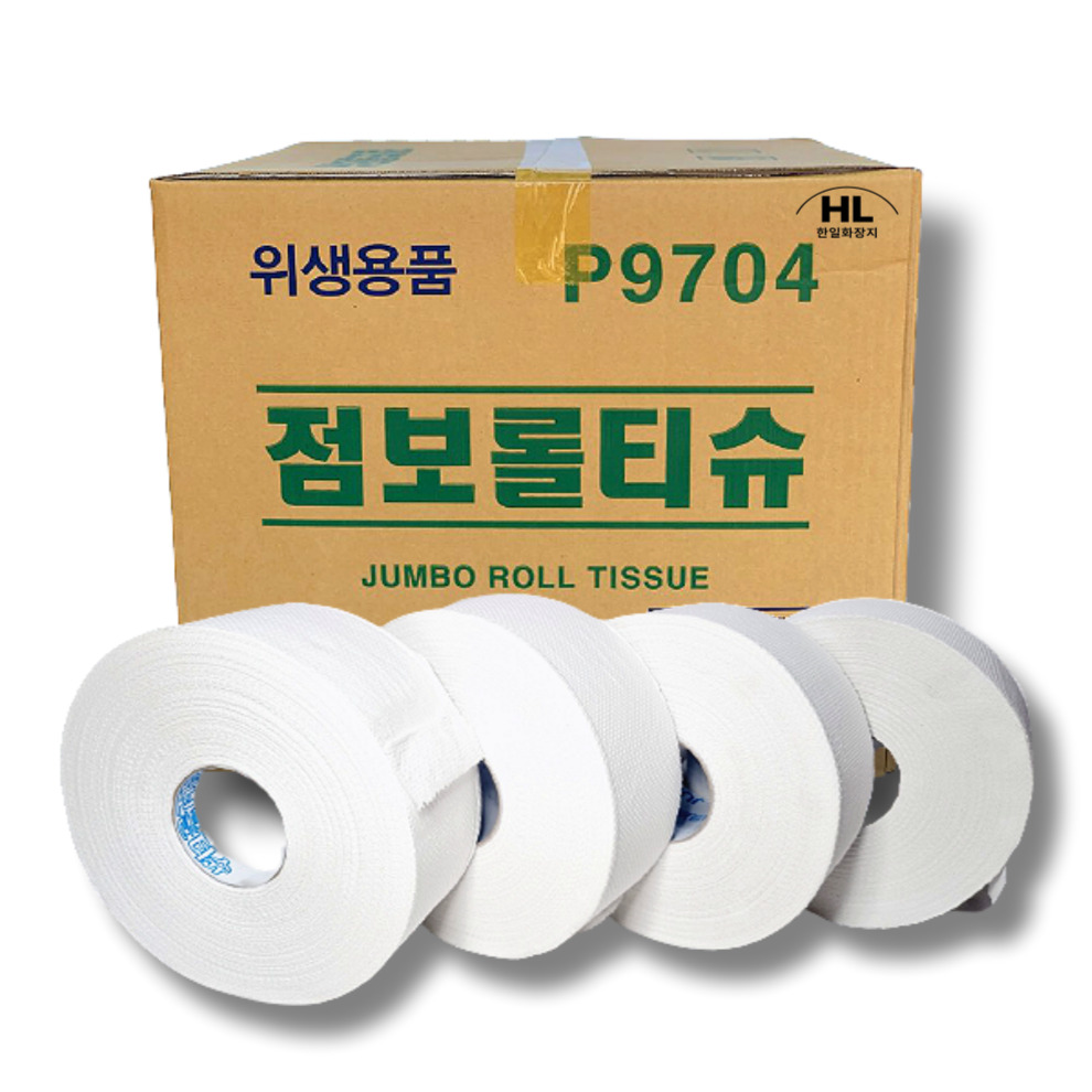 한일화장지 2겹 점보롤티슈, 220m, 1개, 16롤, 220m, 1박스, 16롤 32,300원