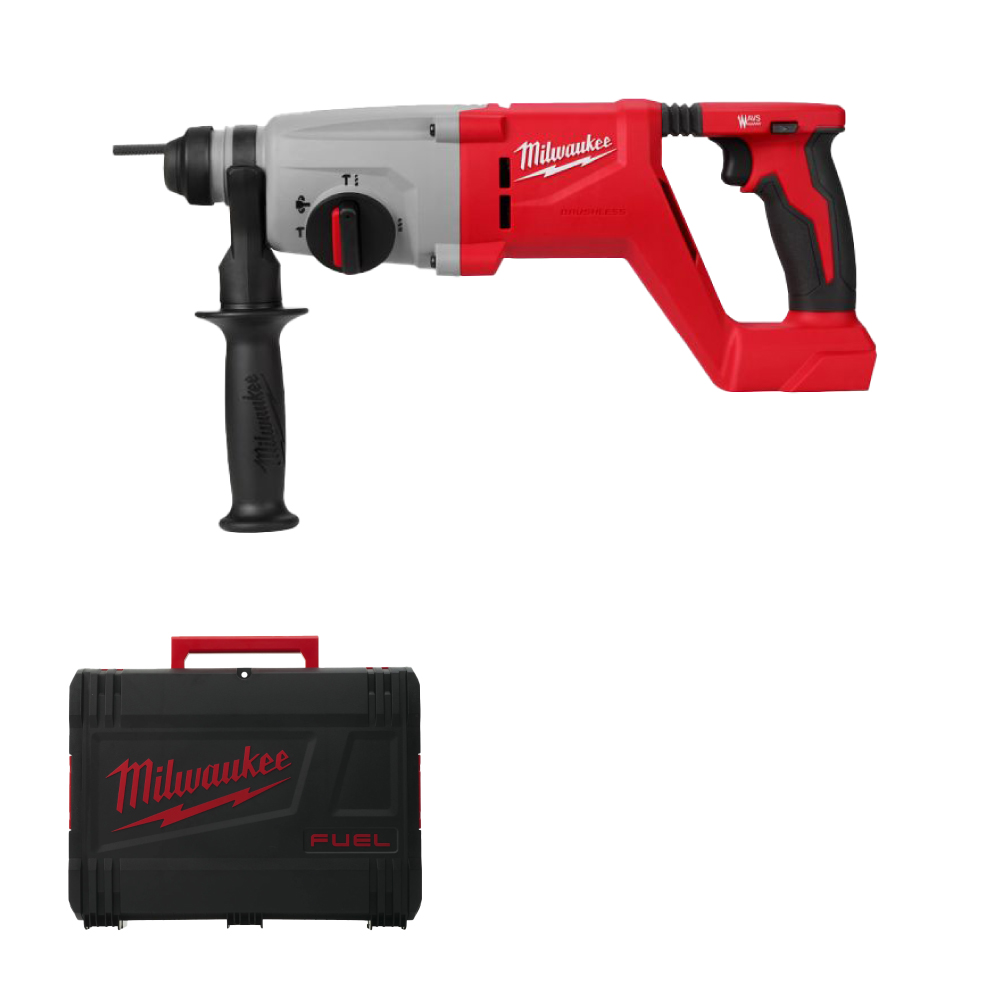 밀워키 M18 BLHACD26-0X 브러쉬리스 일자형 로타리 함마드릴 26mm 베어툴 케이스 포함 241,300원