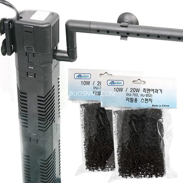 벅스앤미 10w 측면여과기 + 리필필터 2개 세트 (HJ-752) 19,400원
