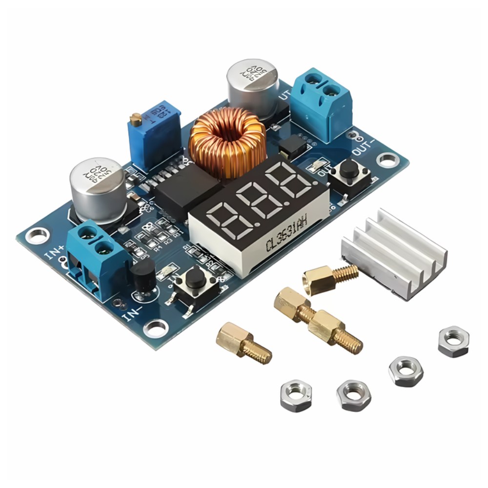 고출력 스텝다운 5A 75W 강하영 가변 DC컨버터 모듈, 1개 5,500원