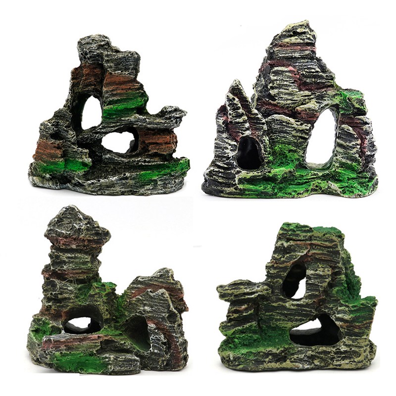 영아쿠아 신바람 작은 바위섬 수지 어항 장식 9,800원