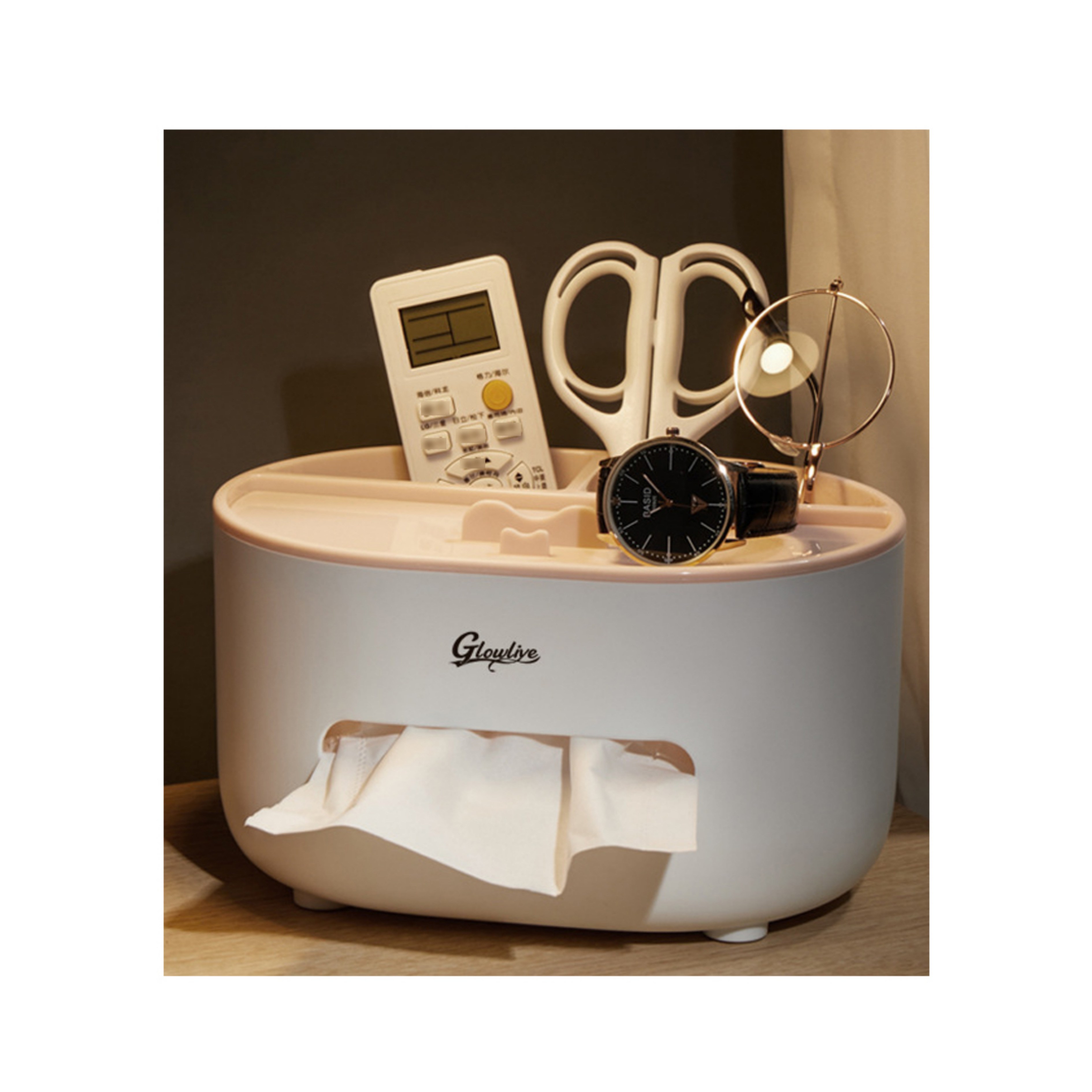 블레싱 티슈케이스 수납 다용도 보관함 핸드폰 리모컨 수납 15,700원