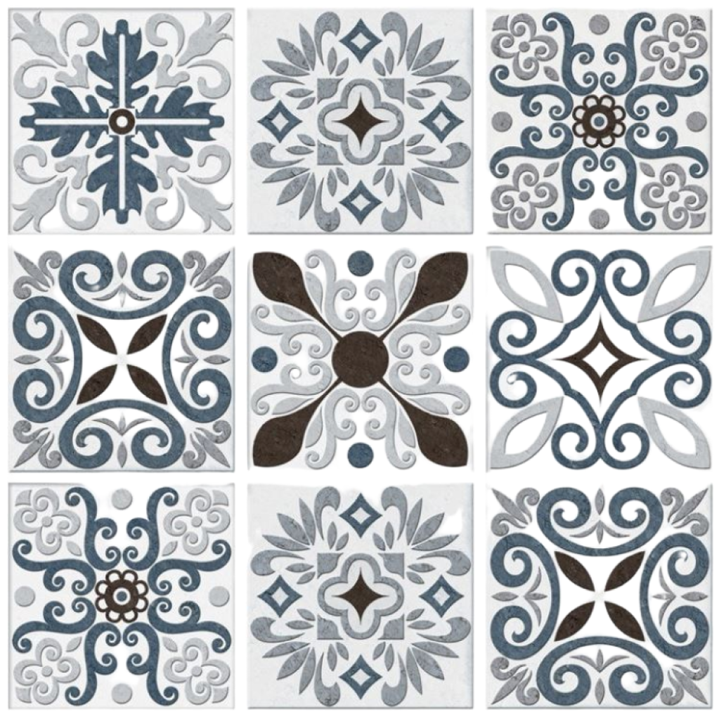 콘티 빈티지 셀프 인테리어 타일 스티커 10장, 8번 빈티지 0306, 현재가 19,900원