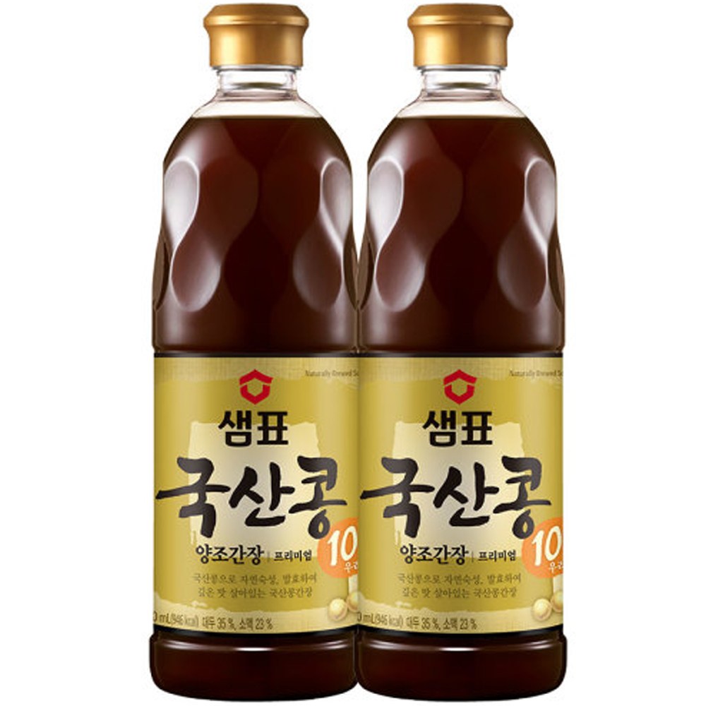 샘표 국산콩간장, 860ml, 2개 25,700원