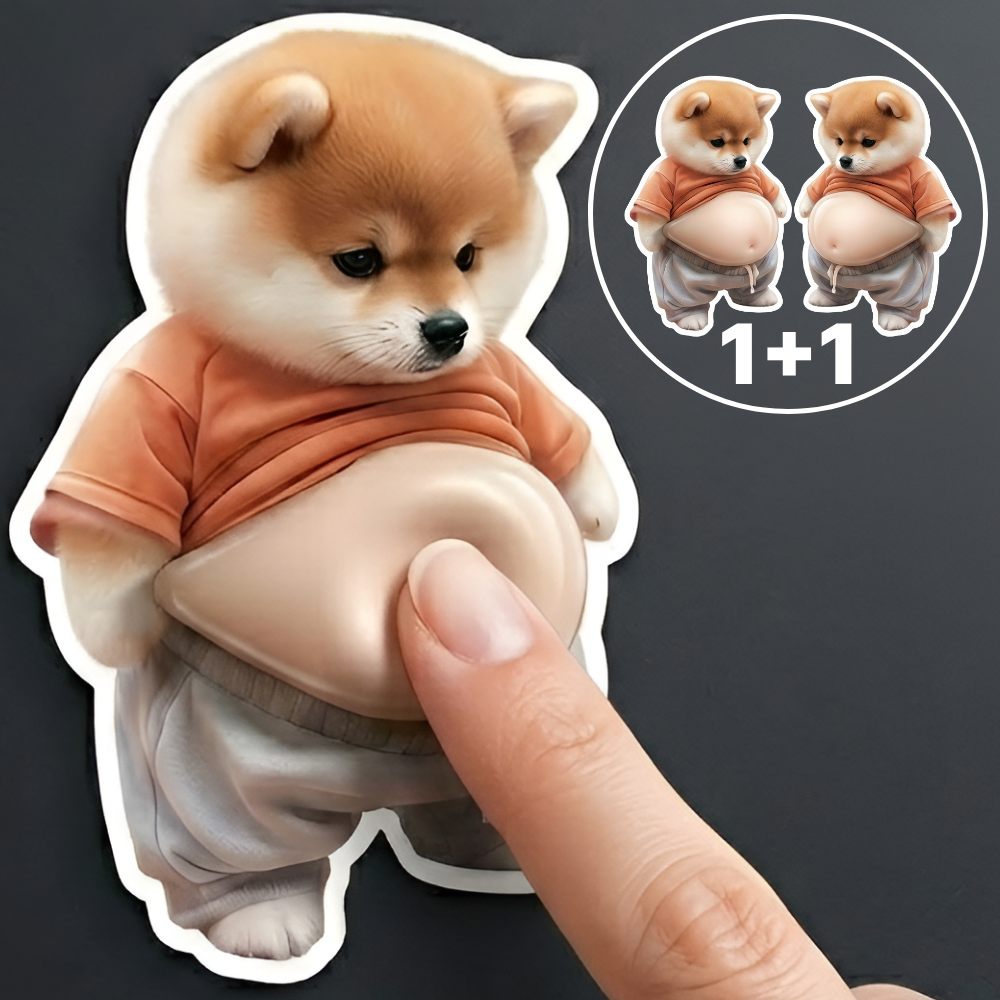 세지아 강아지 뱃살 문콕방지 스티커, 혼합, 2개 8,500원