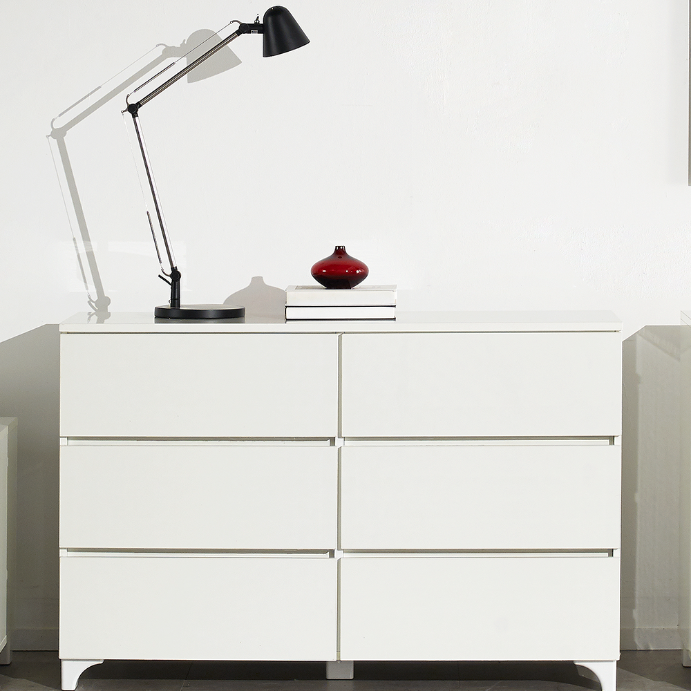 유니크퍼니처 네온 120cm 3단 거실장, 화이트 145,750원