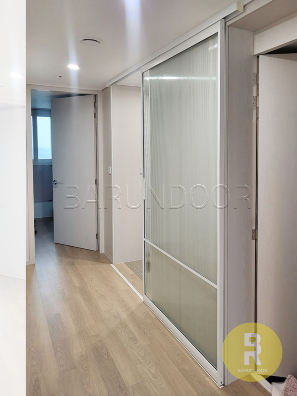 36번 원슬라이딩중문 유리분할형 화이트 모루세로강화유리 // 현관중문,시공비포함,소음차단,반려견안전,맞춤제작,아파트빌라중문 770,000원