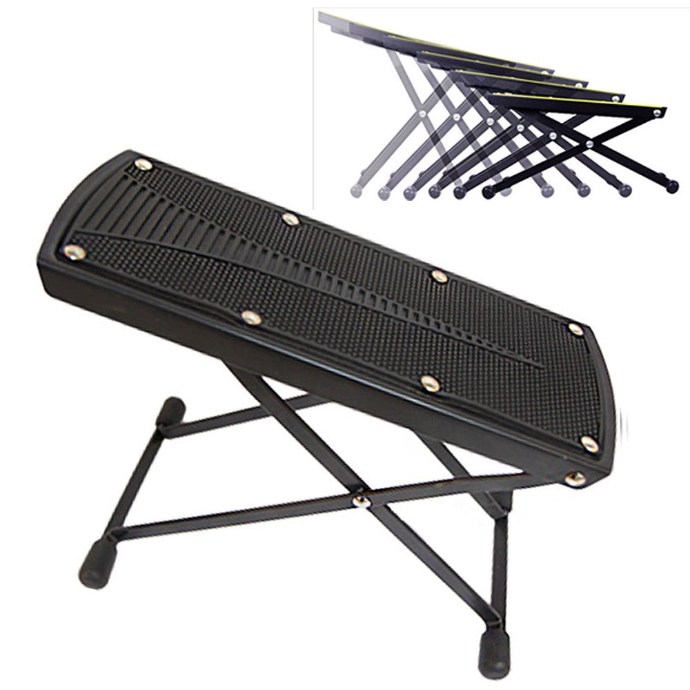 NRC 기타 발판/통기타 발받침대 6단계조절 접이식 쇠발판 7,600원