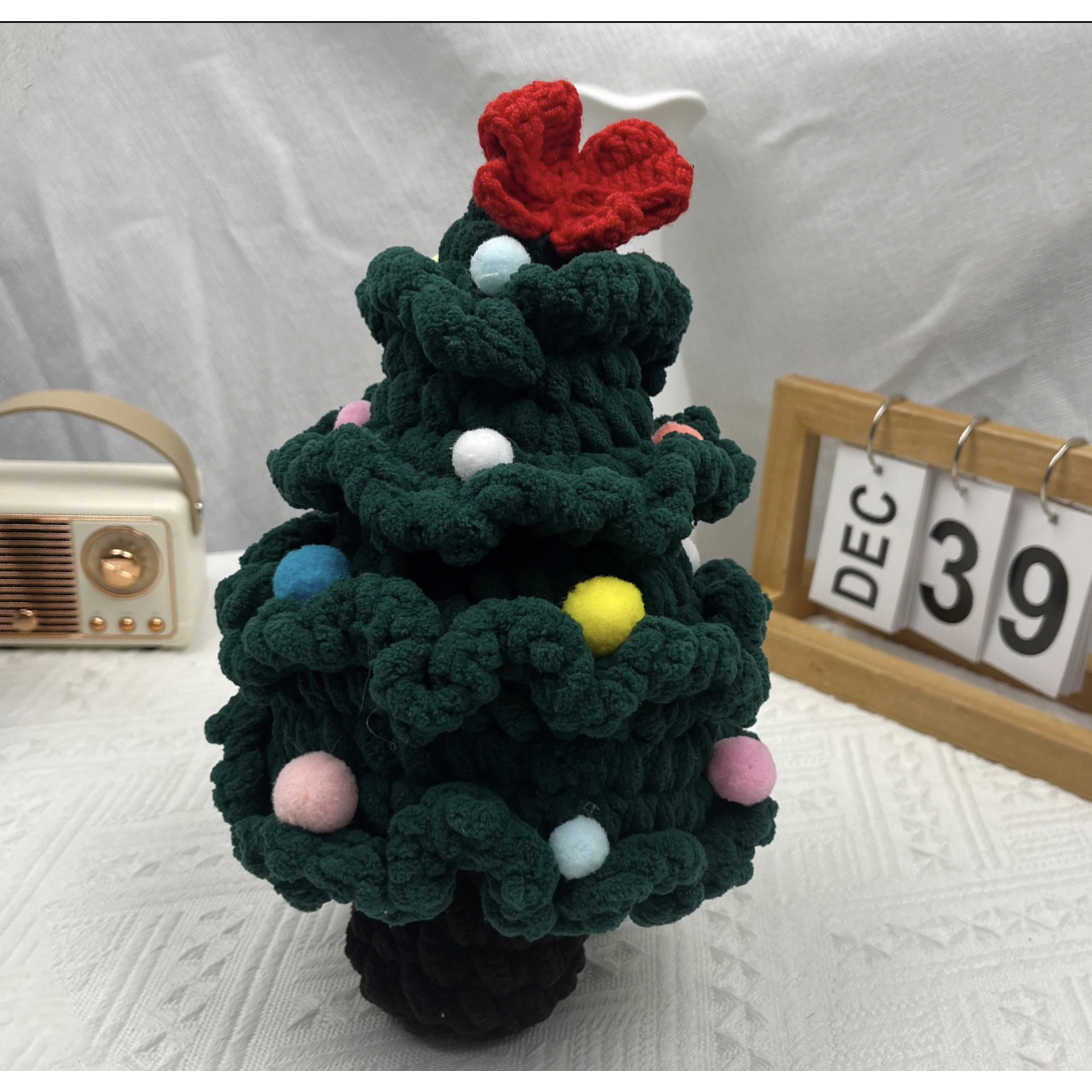 바로배송) 겨울 인테리어_성탄절 크리스마스 선물 좋은 핸드메이드 트리 털실 24,950원