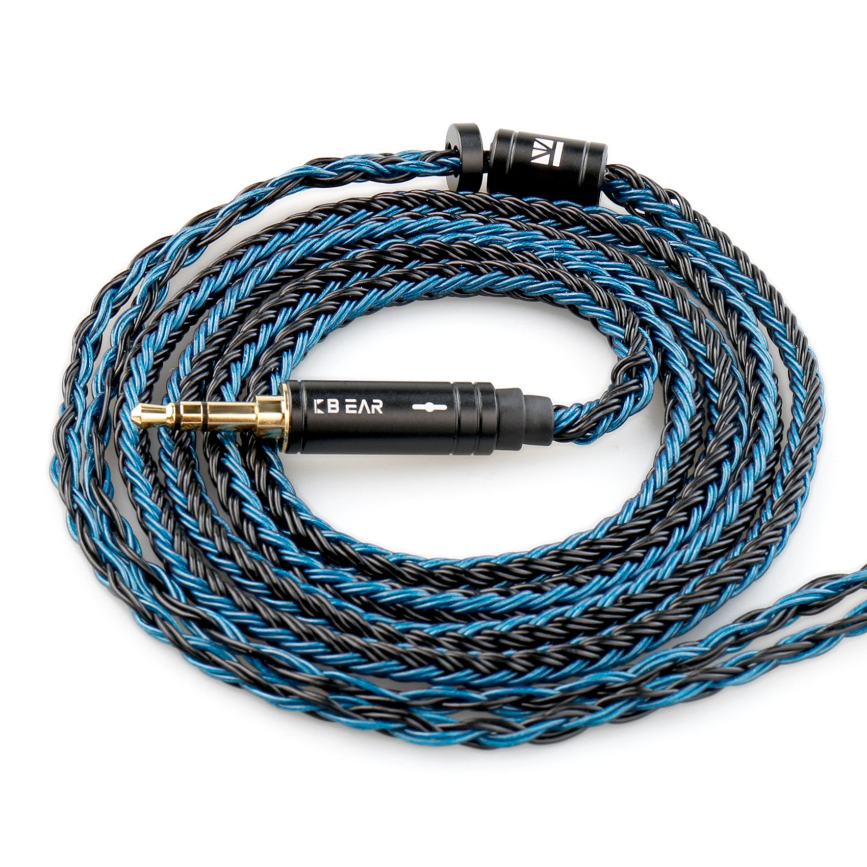 Keephifi KBEAR ST16 16코어 1.2M 길이 5N OCC 실버 플레이트 업그레이드 케이블, 1개, 블랙 블루, 4.4mm 2pin 26,500원