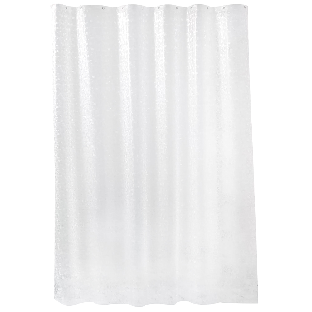 투데이리빙 페블 방수 샤워 커튼 곰팡이 방지 욕실 가림막 오염 방지 커튼봉 압축봉 무타공 봉세트 + 커튼링 12개 포함 8,800원