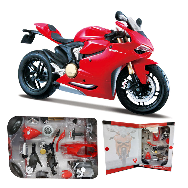 마이스토 조립 1:12 듀가티 1199 Panigale 다이캐스트 모형오토바이 바이크 키트 DIY, 1개 21,900원