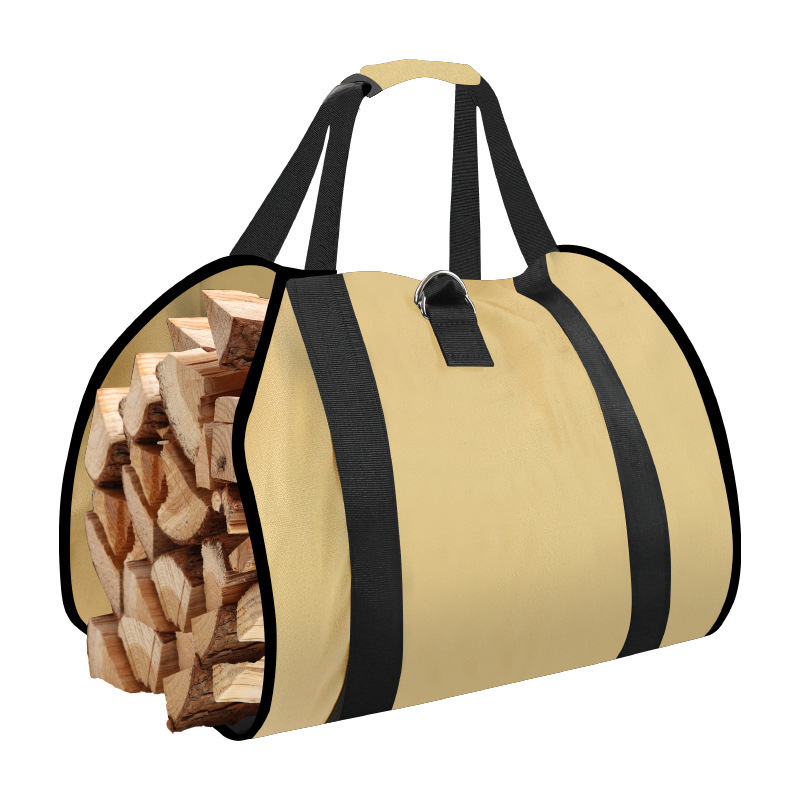 쿠쿠팡팡 캠핑 장작가방 장작캐리어 대형 장작보관 수납가방, 1개, 1단, 카키 10,000원