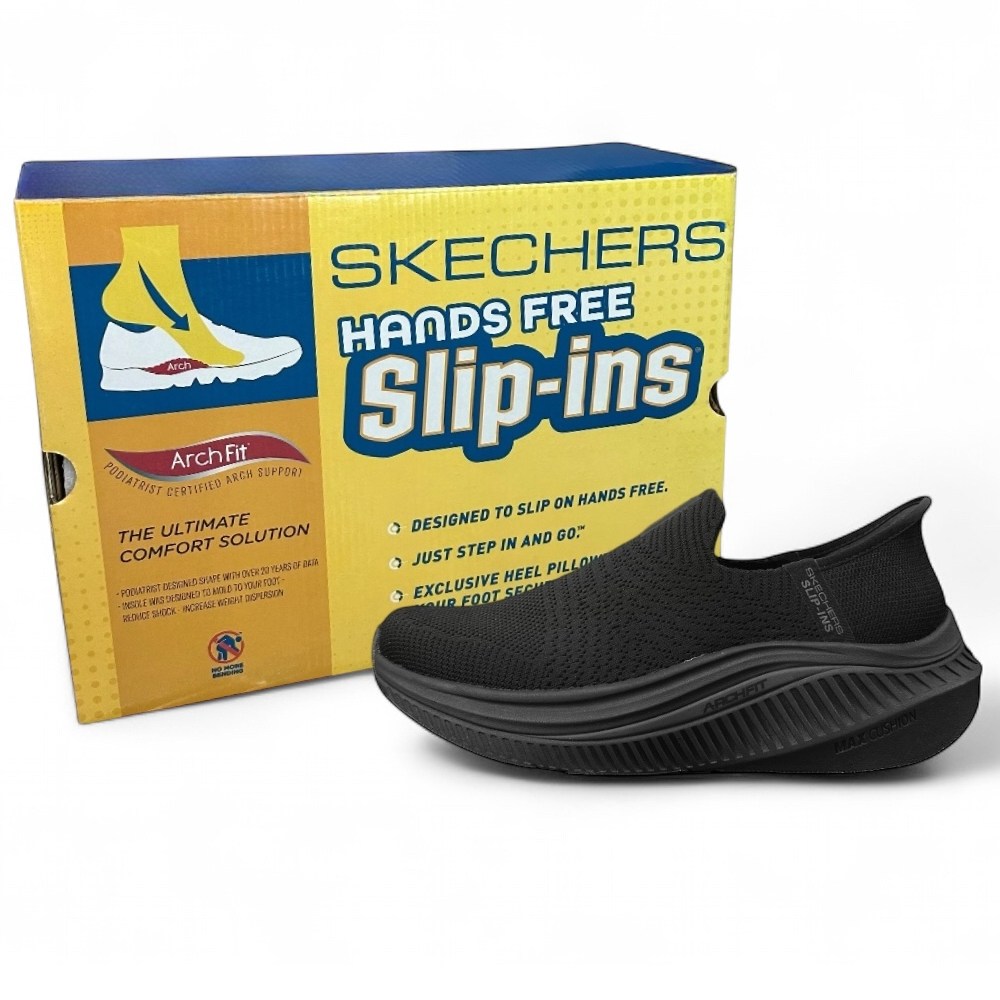 스케쳐스 맥스쿠셔닝 고워크 아치핏 남성 슬립인스 슬립온 운동화 +HND스티커 139,000원