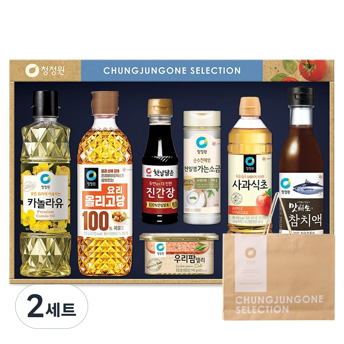 청정원 행복 9호 선물세트 + 쇼핑백, 2세트 62,400원