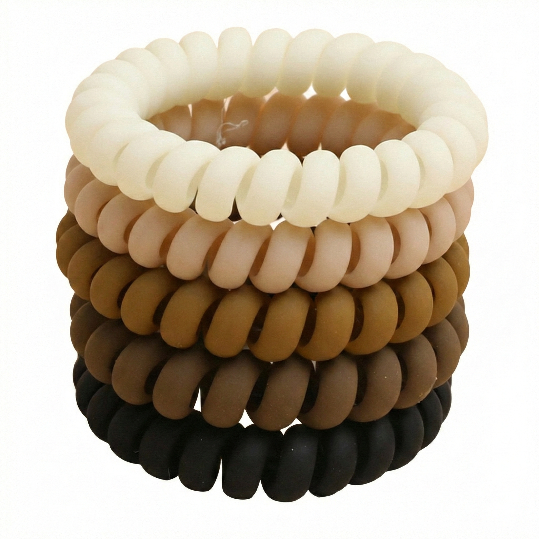 오늘의기분 스프링 머리끈 여성 헤어 전화선 무광 자국없는 9p 세트 14,400원