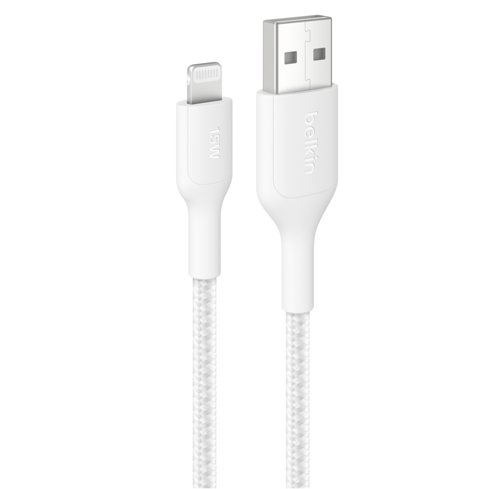 벨킨 부스트차지 A타입-라이트닝 8핀 브레이디드 케이블, 화이트, 1개, 1m 18,900원