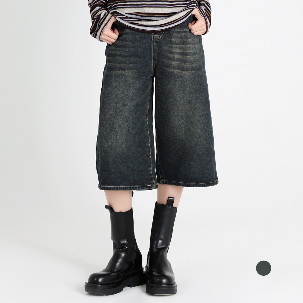 닷이프 여성용 워싱 와이드 버뮤다 팬츠 P26SS1-A2586 24,900원