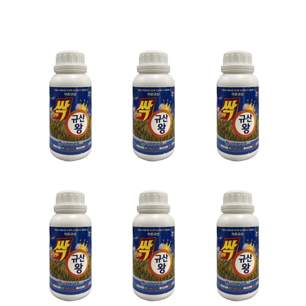 모두싹규산왕 친환경 병해충관리제 도복경감 웃자람 방지 질소과잉억제 광합성촉진, 500ml, 6개 85,000원