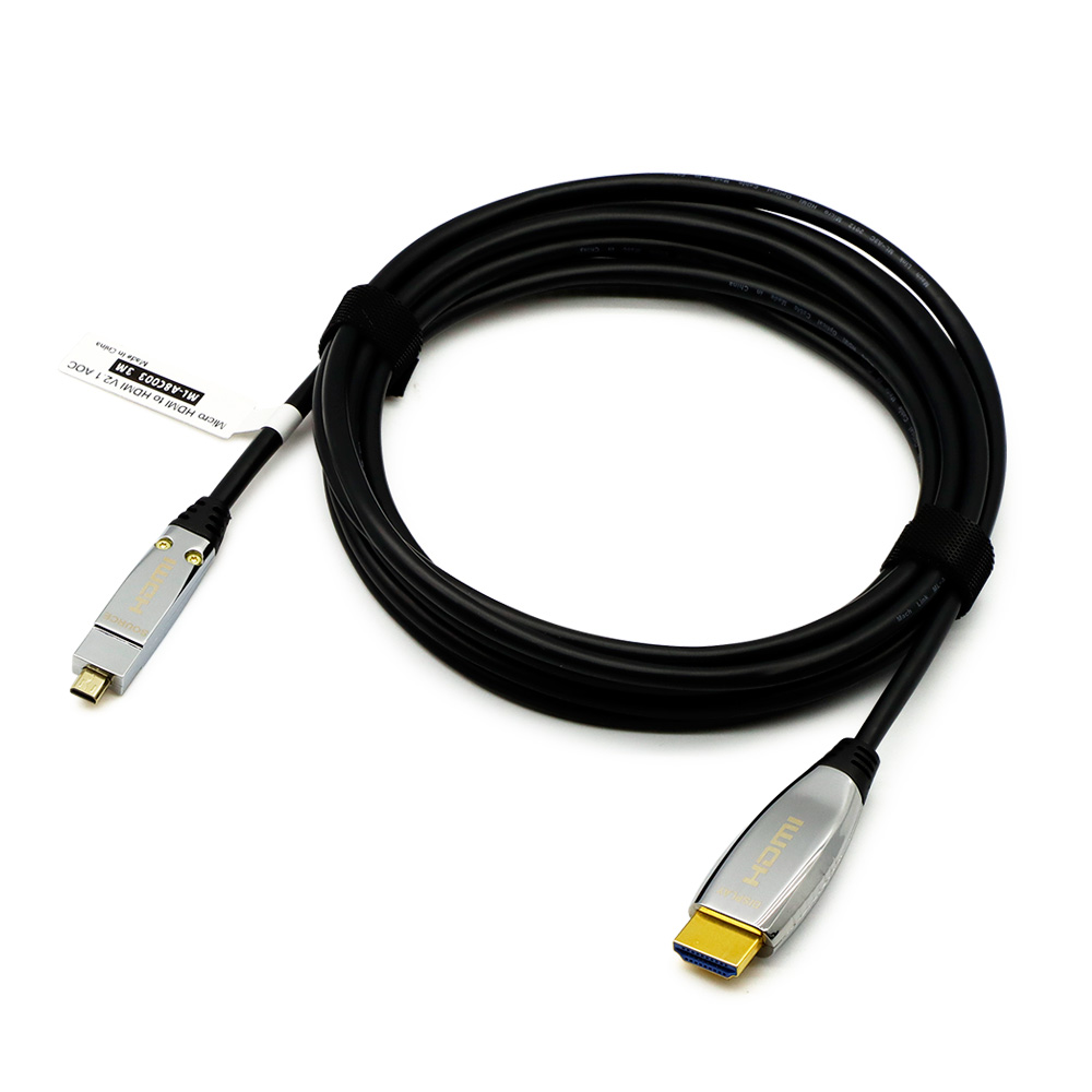마하링크 하이브리드 광 Ultra HDMI TO MICRO HDMI Ver2.1 8K AOC케이블 80M ML-A8C080, 1개, 선택1 173,300원