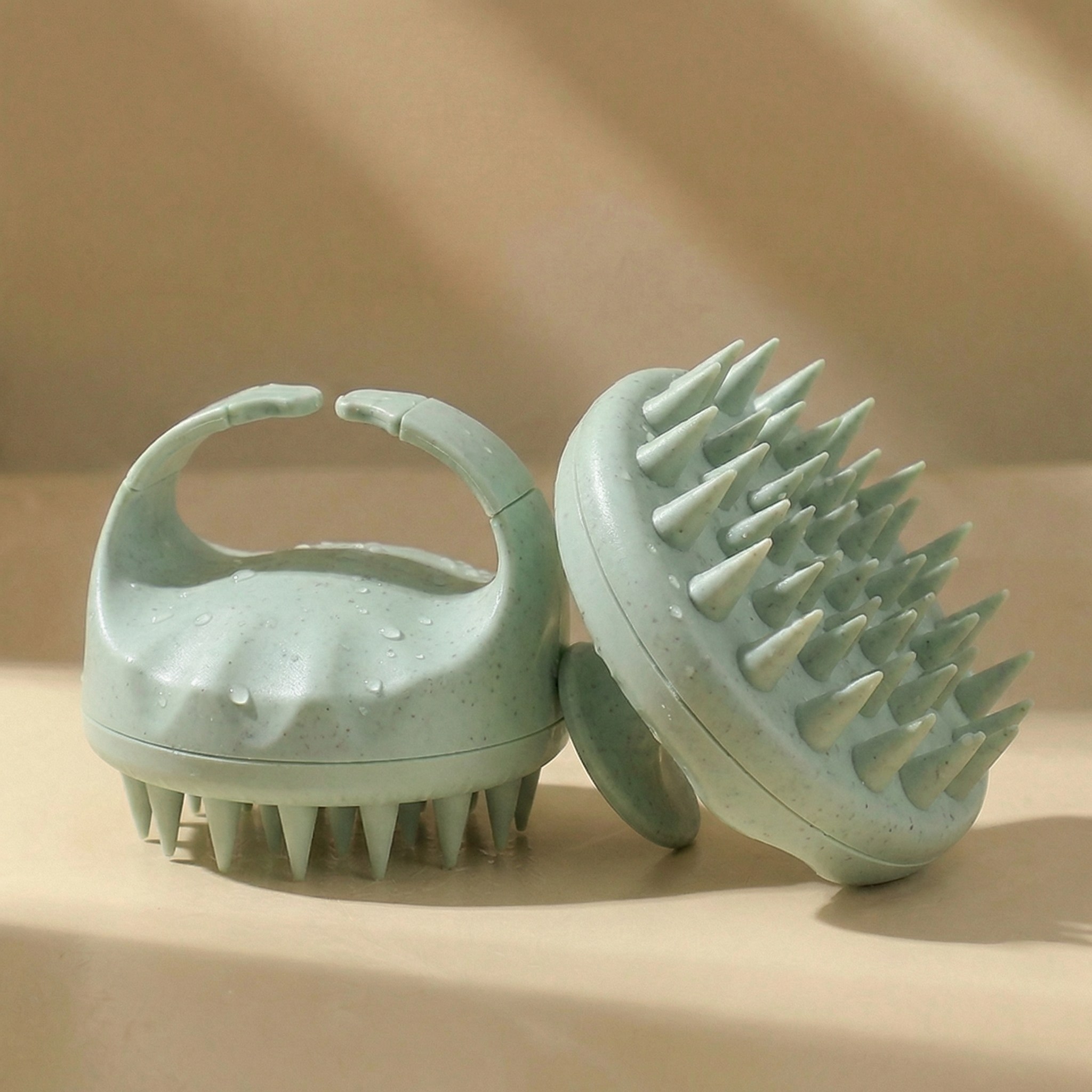 차머덕트 헤어 두피 스케일링 마사지기 샴푸 브러쉬, 1개, 퓨어그린 10,400원